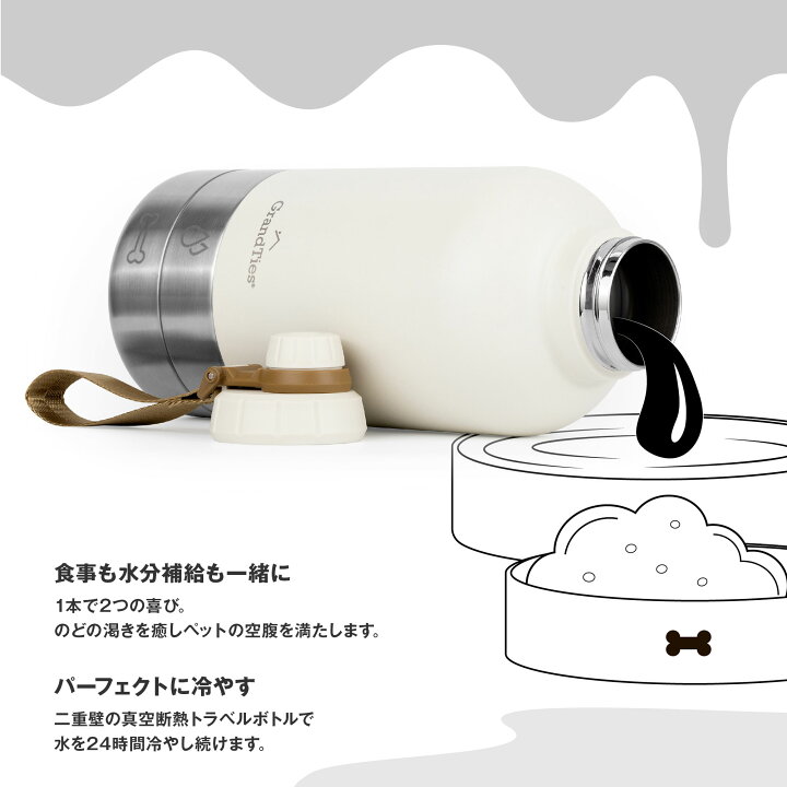 楽天市場】グランタイズ 真空断熱ワイドマウスボトル950ml or 1890ml 
