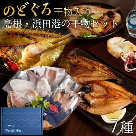 お中元 ギフト 夏ギフト 御中元 のどぐろ干物入り 島根・浜田港の干物セット「福」 のどぐろ・エテカレイほか一夜干し7種入 ギフト 送料無料（北海道・沖縄を除く）