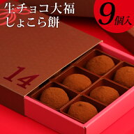 福田屋 “生チョコ大福”しょこら餅9個入