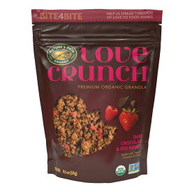 ネイチャーズ パース ラブクランチ オーガニックグラノーラ ダークチョコレート&レッドベリー 325g