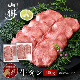 牛タン 400g (200g×2パック)スライス アメリカ産 秘伝の塩コショウ付 塩たん 塩タン 牛塩タン タン塩 たん塩 US産 山樹 BBQ バーベキュー 焼肉 ギフト お取り寄せ 贈り物 冷凍 お祝い 牛たん タン 厚め 輸入肉 厳選 カット 牛肉 焼き肉 高級 送料無料 お中元 夏ギフト