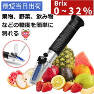 ＼P最大47.5倍！全店舗！／【楽天ランキング1位】糖度計 Brix0~32% 手持屈折計 SANWA ハンディタイプ糖度…