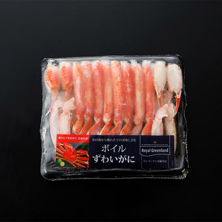 ロイヤルグリーンランドジャパン 本ズワイガニ 半むき身 L 2Lサイズ ボイル 冷凍600 総重量600g 正味480g 産経ネットショップ