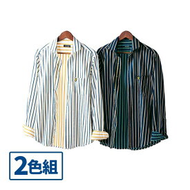 フレンドリー ライル＆スコット ラクに羽織れる二重織シャツ 2色組 957997 1セット（2枚：2色×各1枚）