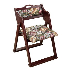 ファミリー・ライフ 天然木和風折りたたみ椅子 1個