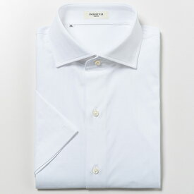 丸和繊維工業 インダスタイルトウキョウ ヘリンボーン ワイドカラーシャツ 半袖 00J822HMW2 1枚