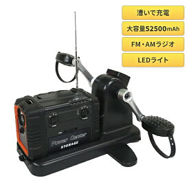 マリン商事 まわしてチャージ充電丸PRO ペダル式ポータブル電源 El-30304 1台
