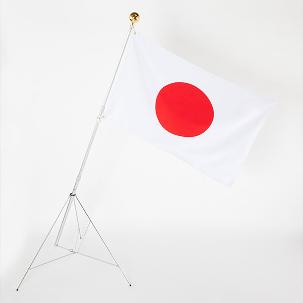 東京製旗 日本国旗 高級三脚セット 11860 1セット | 産経ネットショップ