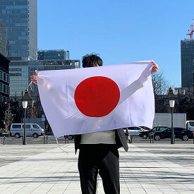 東京製旗 日本国旗 水をはじく撥水加工（テトロン素材：70×105cm） 10160 1セット