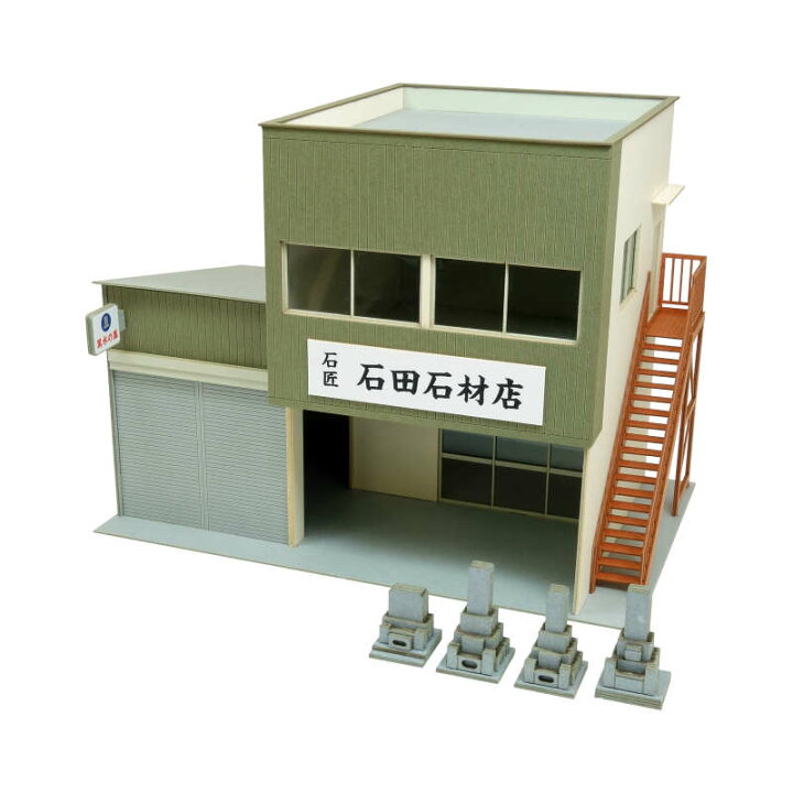 楽天市場】情景シリーズ 【街角のお店-14】 S=1/80 ◇みにちゅあーと 