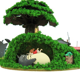 楽天市場 みにちゅあーとキット スタジオジブリ作品シリーズ となりのトトロ トトロがいっぱいジオラマ Non Scale みにちゅあーとショップ