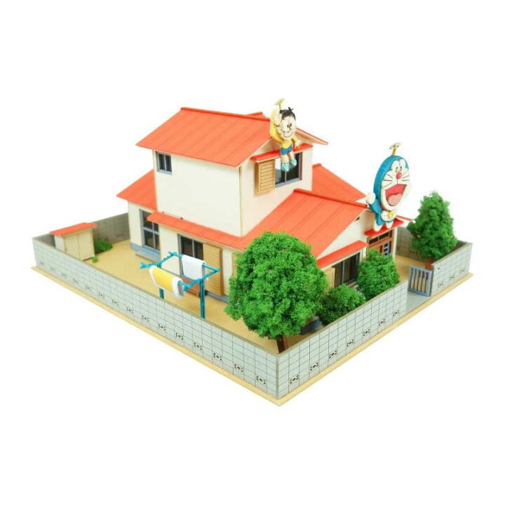 楽天市場 ドラえもん シリーズ ドラえもんとのび太の家 S 1 150 みにちゅあーとキット おうち時間 工作 ミニチュア インテリア みにちゅあーとショップ