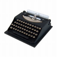 みにちゅあーとプチ 【タイプライター】 S=1/8 ◆みにちゅあーとキット おうち時間 工作 ミニチュア イン…