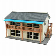 みにちゅあーとプチ 【アパート】 S=1/220 ◆みにちゅあーとキット ジオラマ Zゲージ 建物 精密 おうち時…