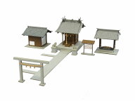 なつかしのジオラマシリーズ　【小さな神社】 S=1/150◆みにちゅあーとキット Nゲージ 建物 精密 おうち…