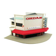 なつかしのジオラマシリーズ　【バイク屋】 S=1/150◆みにちゅあーとキット Nゲージ 建物 精密 おうち時…