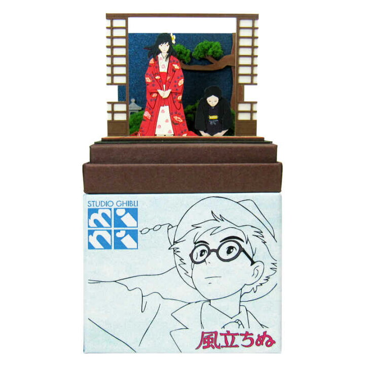 楽天市場 スタジオジブリmini 風立ちぬ ふたりの結婚式 みにちゅあーとキット おうち時間 工作 ミニチュア インテリア みにちゅあーとショップ