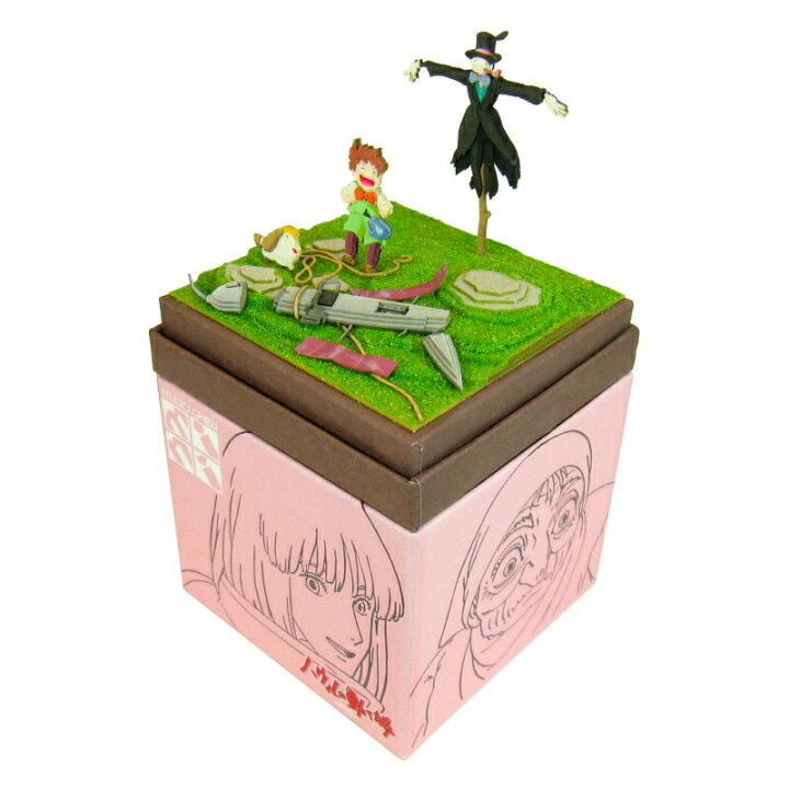 楽天市場 みにちゅあーとキット スタジオジブリmini ハウルの動く城 かかしのカブとマルクルとヒン みにちゅあーとショップ