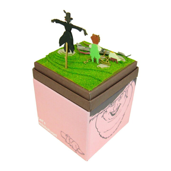 楽天市場 スタジオジブリmini ハウルの動く城 かかしのカブとマルクルとヒン みにちゅあーとキット おうち時間 工作 ミニチュア インテリア みにちゅあーとショップ