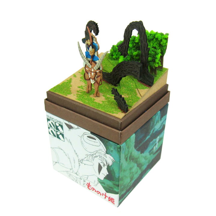 楽天市場】スタジオジブリmini もののけ姫 【アシタカとタタリ神 