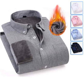 【トップス・シャツ】長袖 ワイシャツ ビジネスシャツ カジュアル シャツジャケット 暖かな 軽やかに