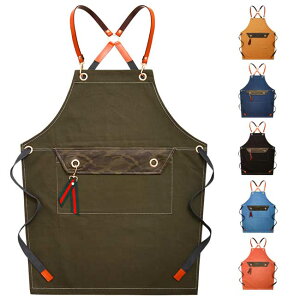 【作業服・エプロン】ガーデニング エプロン シンプル ワーク作業 男女兼用 家庭用