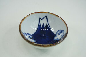 富士山濃青 盃 有田焼 日本製 ぐい呑み おちょこ かっぱ橋 料理道具のデパート三起堂 煌彩