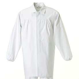 【関西白衣】男性用長袖白衣 胸ギャザー付き 三光白衣オリジナル 高級和食店や割烹料理店などで着用されている伝統的な白衣です。
