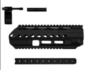 AngryGun レールハンドガード　Black　L85A3 G&G製L85A2　電動ガン対応 L85A3AEG-GG-BK