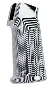 Hornet Grips@Ditch Texture G10 Black/White }C M4 MWSp Hornet-M4-03A-BK/WH