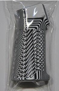 Hornet Golf Twill Texture Grips G10 Black/White �����}���C M4 MWS�p G10-M4-02A-BK/WE