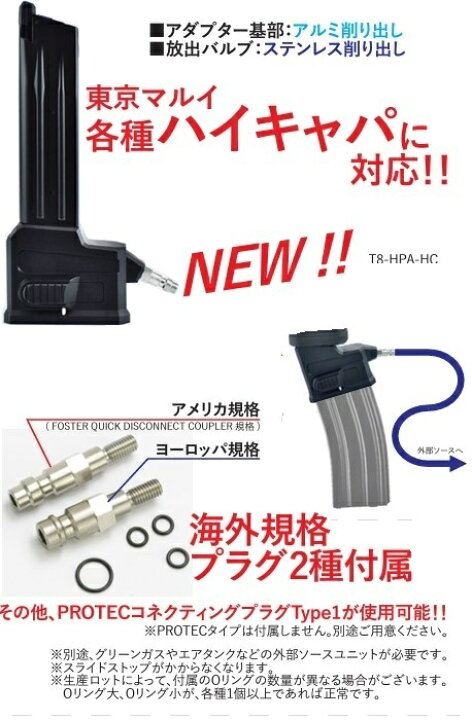 楽天市場】T8 外部ソース用電動ガン系M4マガジンアダプター 東京マルイ 