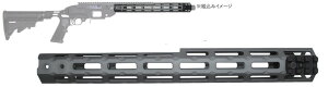 WII TECH �n���h�K�[�h 12.75inch PYTHONS T-22 Mod0�@Gray�J���[ �X�P���g���A���~���V�[�o�[�p�@M-LOK�@KJ 10/22 (HAWK EYE�j04603