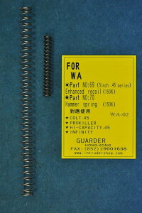 GUARDER 150�����R�C���X�v�����O���n���}�[�X�v�����O�Z�b�g WA GM M1911 SV ���� WA-02