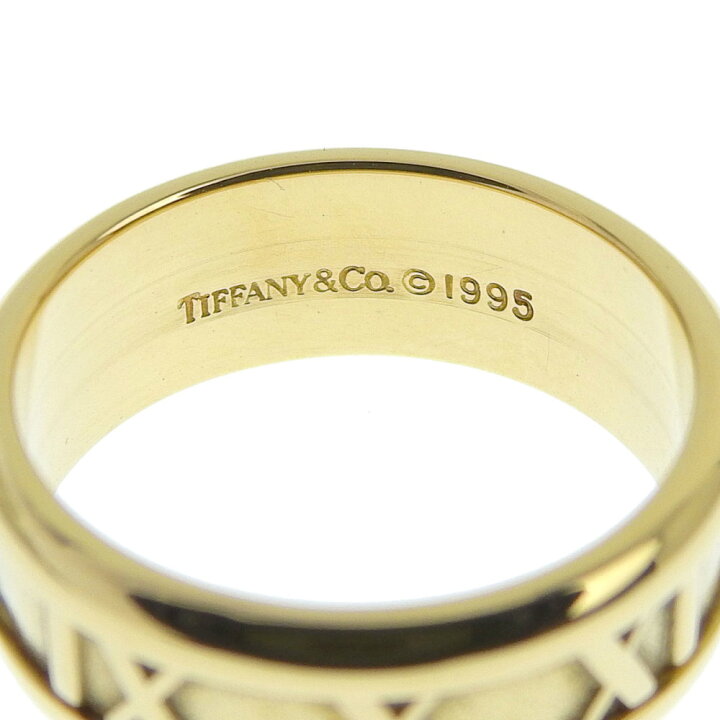 楽天市場】【返品OK】ティファニー アトラス リング 14号 K18YG 新品  