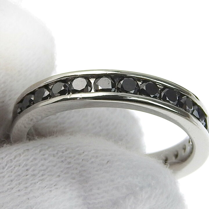 楽天市場】【返品OK】エタニティ 合計1.11ct 天然ブラックダイヤ  