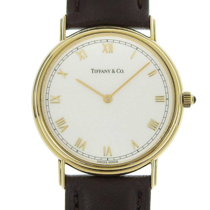 楽天市場】【返品OK】ティファニー クラシック M0530 K18YG/革(社外  