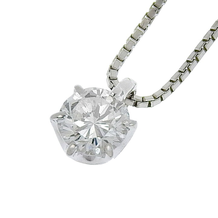 楽天市場】【返品OK】G/SI1/G 0.345ct 天然ダイヤ ネックレス 45cm 