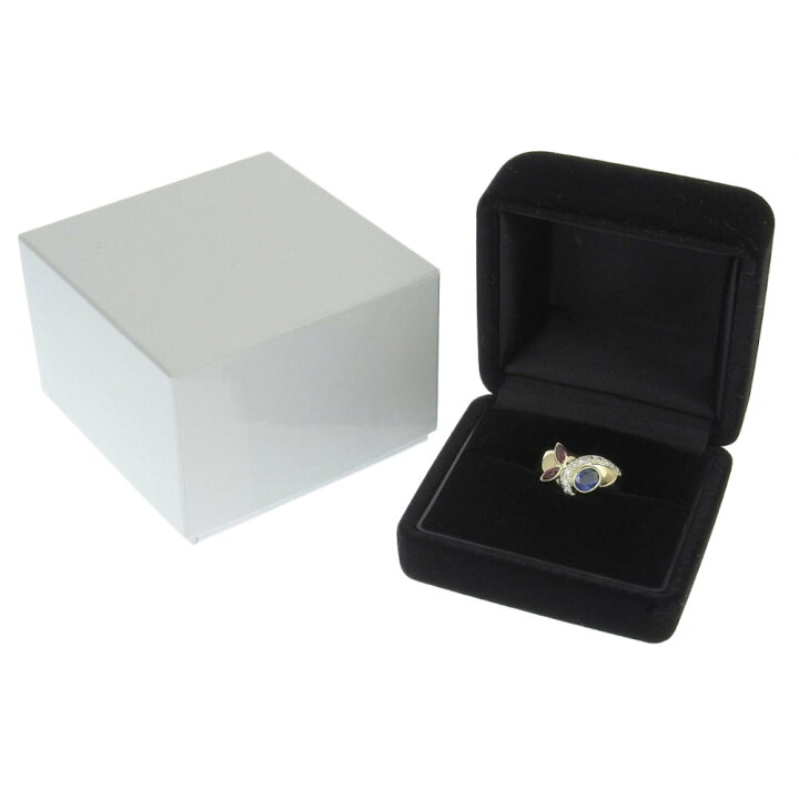 楽天市場】【返品OK】0.60ct 天然サファイア リング 11.5号 K18YG 新品 