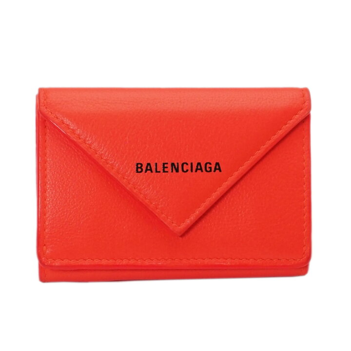 楽天市場】【返品OK】バレンシアガ ペーパーミニ コンパクトウォレット  