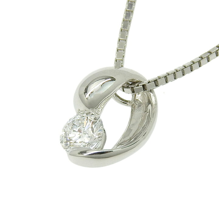 楽天市場】【返品OK】D/VS1/EX 0.335ct 天然ダイヤ ネックレス 40cm 