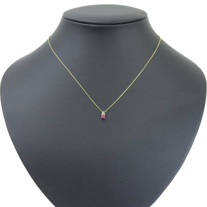 楽天市場】【返品OK】ヴァンドーム青山 天然ルビー ネックレス 36/40cm  