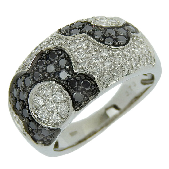 楽天市場】【返品OK】合計0.70ct 天然ダイヤ リング 11.5号 K18WG 新品 