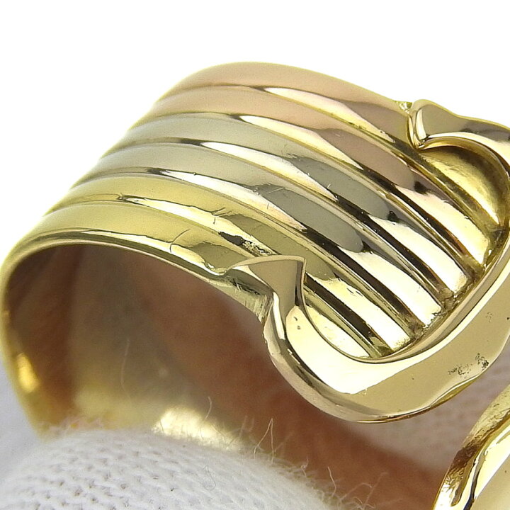 楽天市場】【返品OK】カルティエ 2C スリーゴールド リング #55 16号  