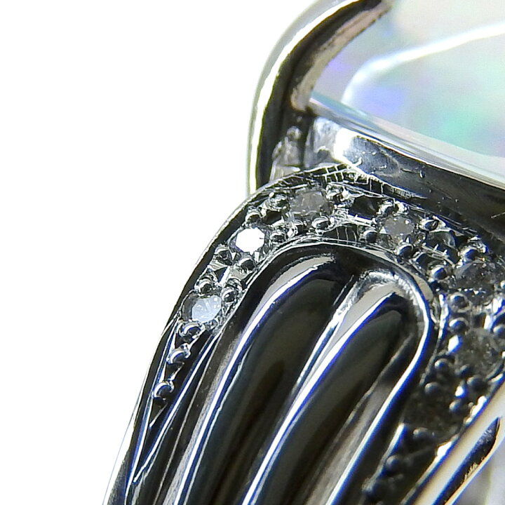 楽天市場】【返品OK】3.03ct 天然ウォーターオパール リング 12号 