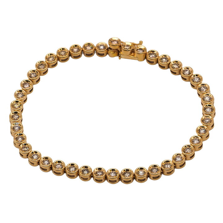 楽天市場】【返品OK】合計2.00ct 天然ダイヤ テニス ブレスレット 18cm 