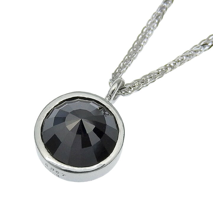 楽天市場】【返品OK】2.097ct 天然ブラックダイヤ ネックレス 45cm 