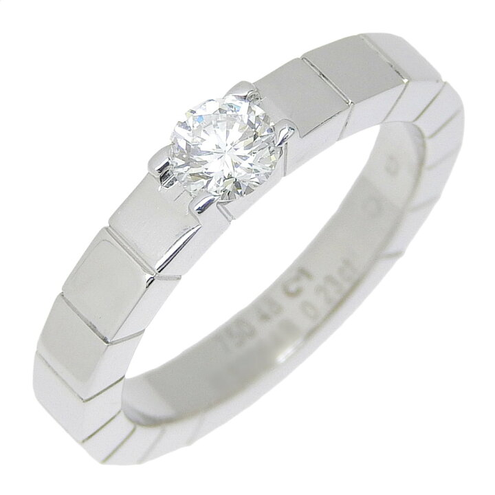 楽天市場】【返品OK】D/VVS2/VG 0.23ct カルティエ ラニエール リング  