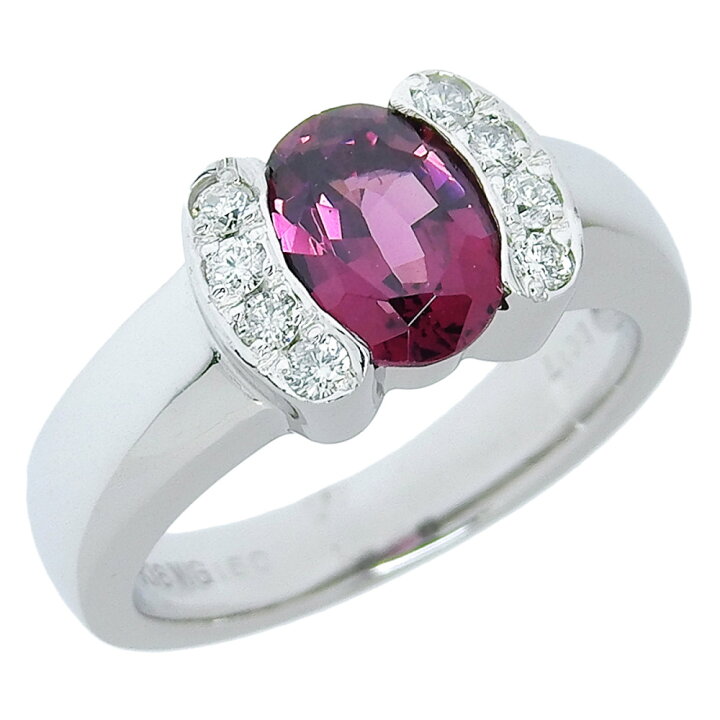 楽天市場】【返品OK】1.60ct 天然ロードライトガーネット リング 9号  