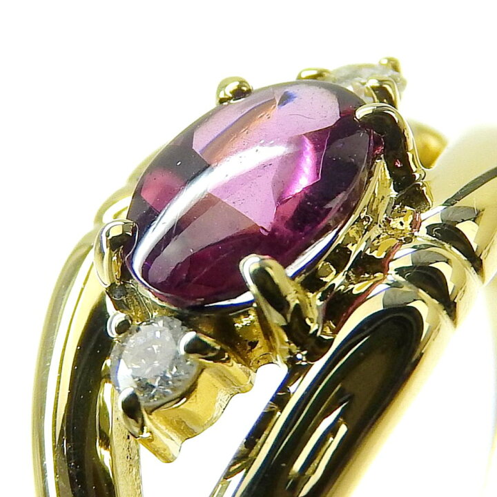 楽天市場】【返品OK】0.90ct 天然ロードライトガーネット リング 12号  